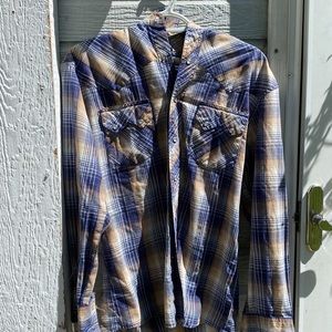 Unisex Rustler by wrangler button up